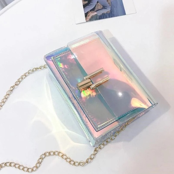 Holographic Iridescent Crossbody Bag - Picture 7 of 7